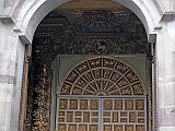 Ecuador Quito 04-02 Old Quito La Compania de Jesus Door Outside Here is the second door at the main entrance of La Compania de Jesus.